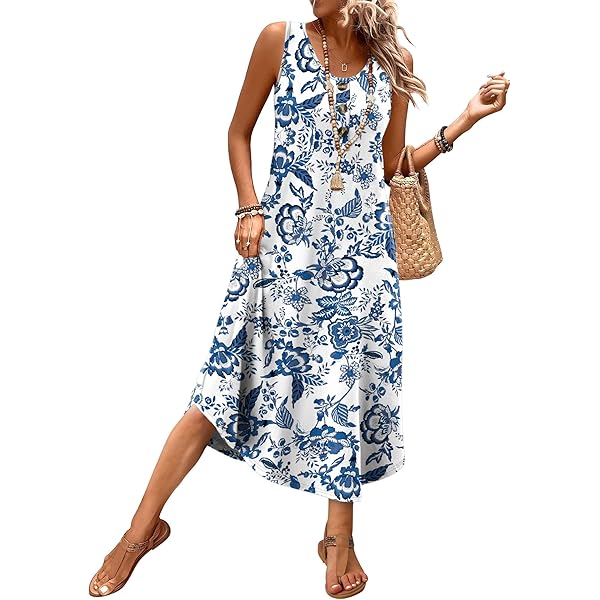 Milanano Casual Dresses for Women Hawaiian Beach Vacation Empire Waist  Short Sleeve Flowy Boho A Line Dresses Holiday  (S,Black,Small,Regular,Regular) at Amazon Women's Clothing store