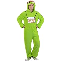 Plants Vs Zombies Peashooter Kids Onesie Costume - Officially Licensed Green Jumpsuit With Hood - View #2