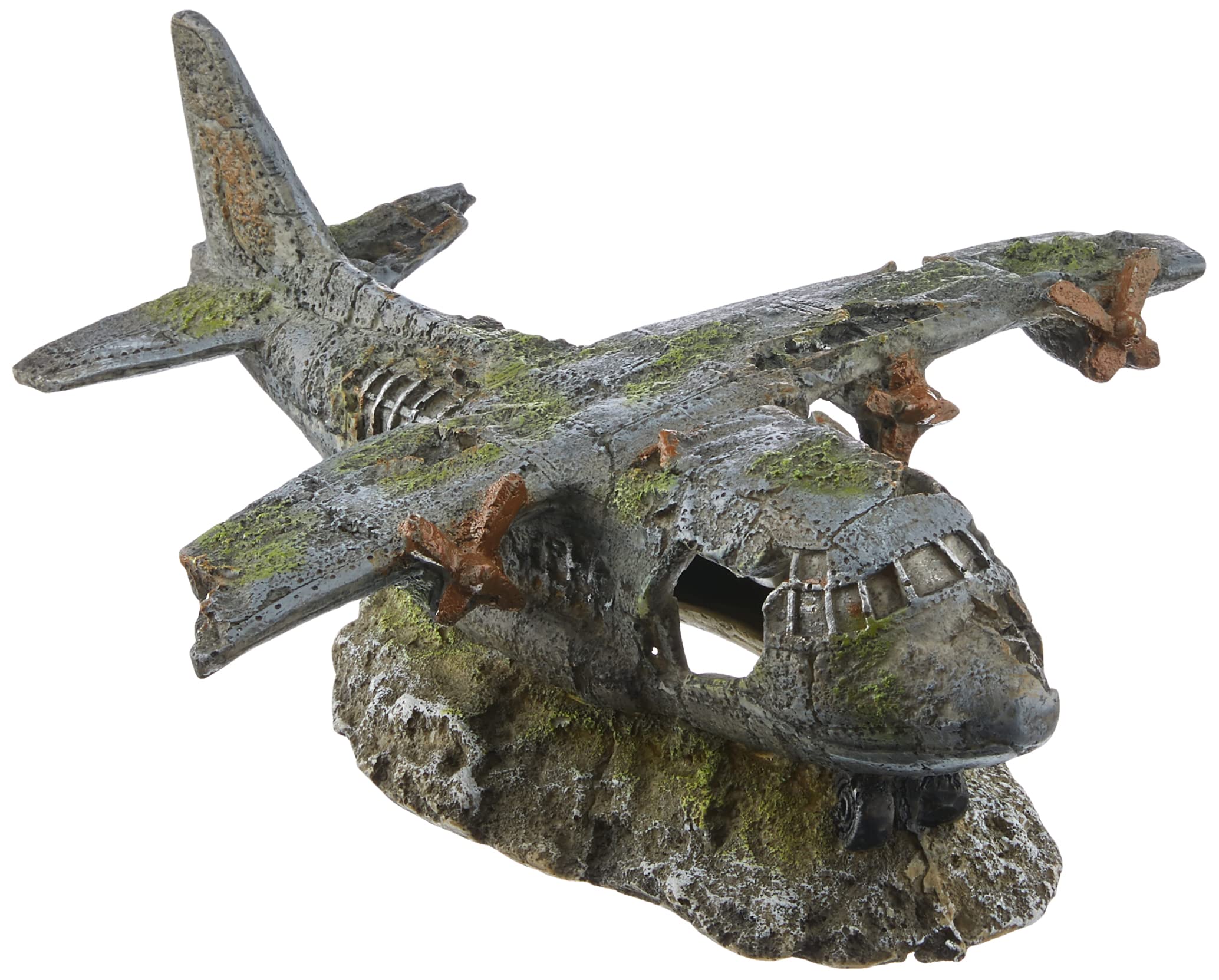 Nobby Aqua Ornaments Aeroplane 21.8 x 17.5 x 8.3 cm, 1 Piece