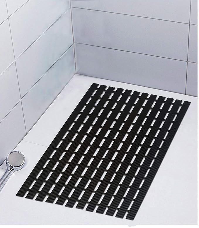 Buy Eurotex PVC Non Slip Bath Shower Floor Mat with Drain Hole Anti