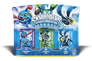 Skylanders Spyro's Adventure Pack - Wrecking Ball Stealth Elf & Sonic Boom Triple Pack PS3, Xbox 360. WII