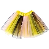 Jastore Girls Layered Stars Sequins Tutu Skirt Princess Ballet Dance Dress for 2-8 Years