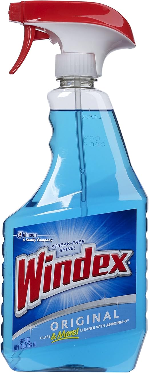 Windex Blue Window Cleaner Spray Bottle 26 Oz Amazon Com