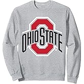 Ohio State Buckeyes Mens Icon Logo Officially Licensed Gray Sweatshirt
