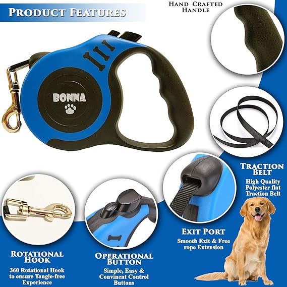 retractable dog lead b&m
