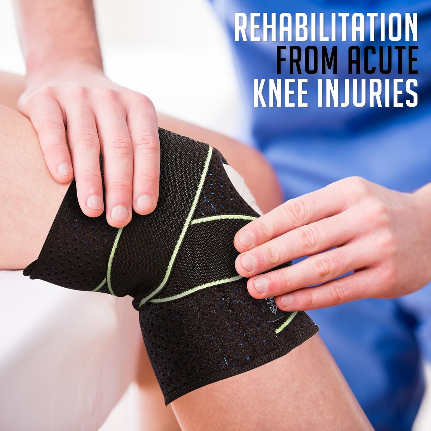 Knee Brace with Side Stabilizers & Patella Gel Pads for Knee Support …: Health & Personal Care