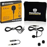 Professional Grade Lavalier Lapel Microphone Omnidirectional Mic with Easy Clip On System Perfect for Recording Youtube / Int