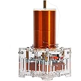 Joytech Music Tesla Coil Acrylic Base Shell Arc Plasma Loudspeaker Wireless Transmission Experiment Desktop Toy Model XX01