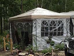 Schutzhaube Abdeckplane Plane Pavillon 3x3 m Amazon.de Küche & Haushalt