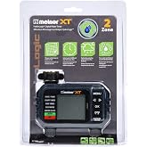 2 Zone Hydrologic Timer | Independent Zone Programming, 4 Start Times Per Valve, 7-Day Rain Delay, Manual Watering Mode, Battery Powered