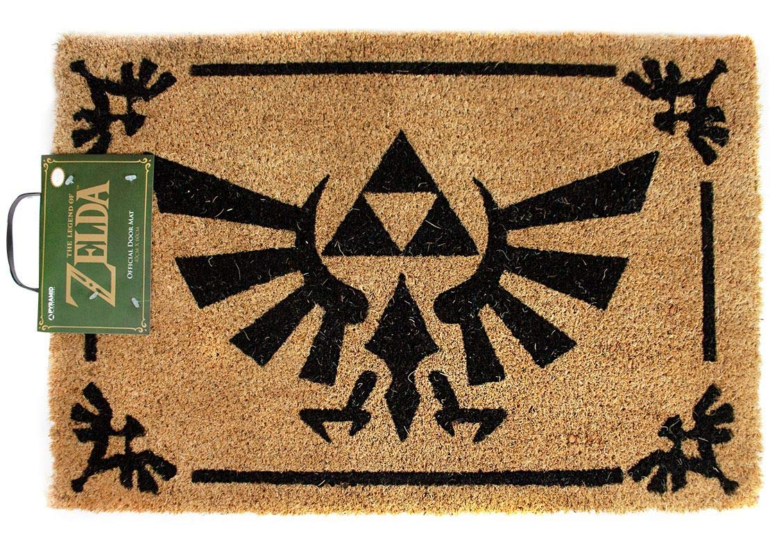 Pyramid ZELDA DOOR MAT TRIFORCE 01, multicolored