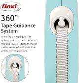 flexi Comfort M Tape 5 m Light Blue Retractable Dog Lead up to 25 kg view 3