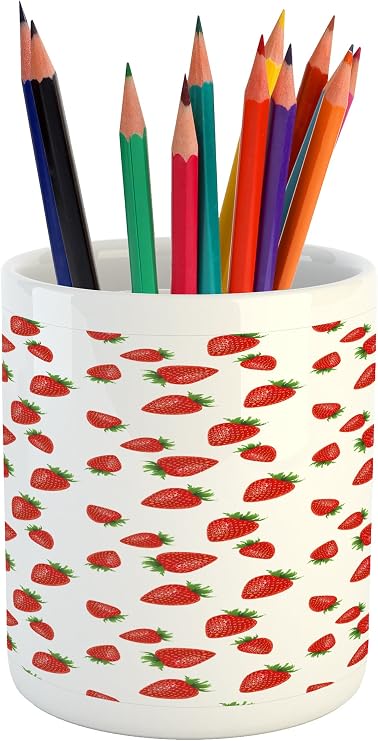strawberry pen holder