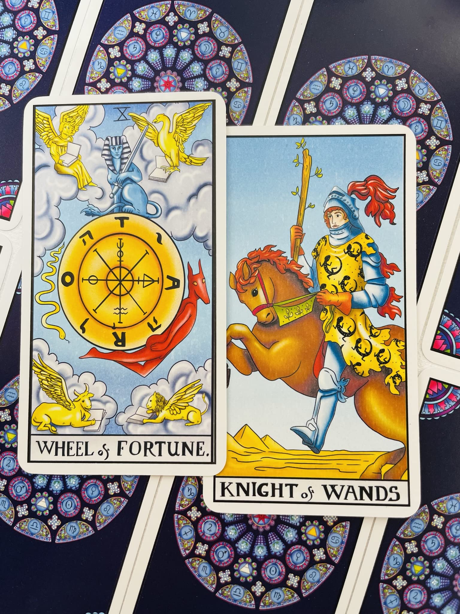 SUNSTELO Tarot Cards with Guide Book - Remastered Original Design Tarot Deck for Beginners and Professional - Fortune Telling Cards - Divination Tools