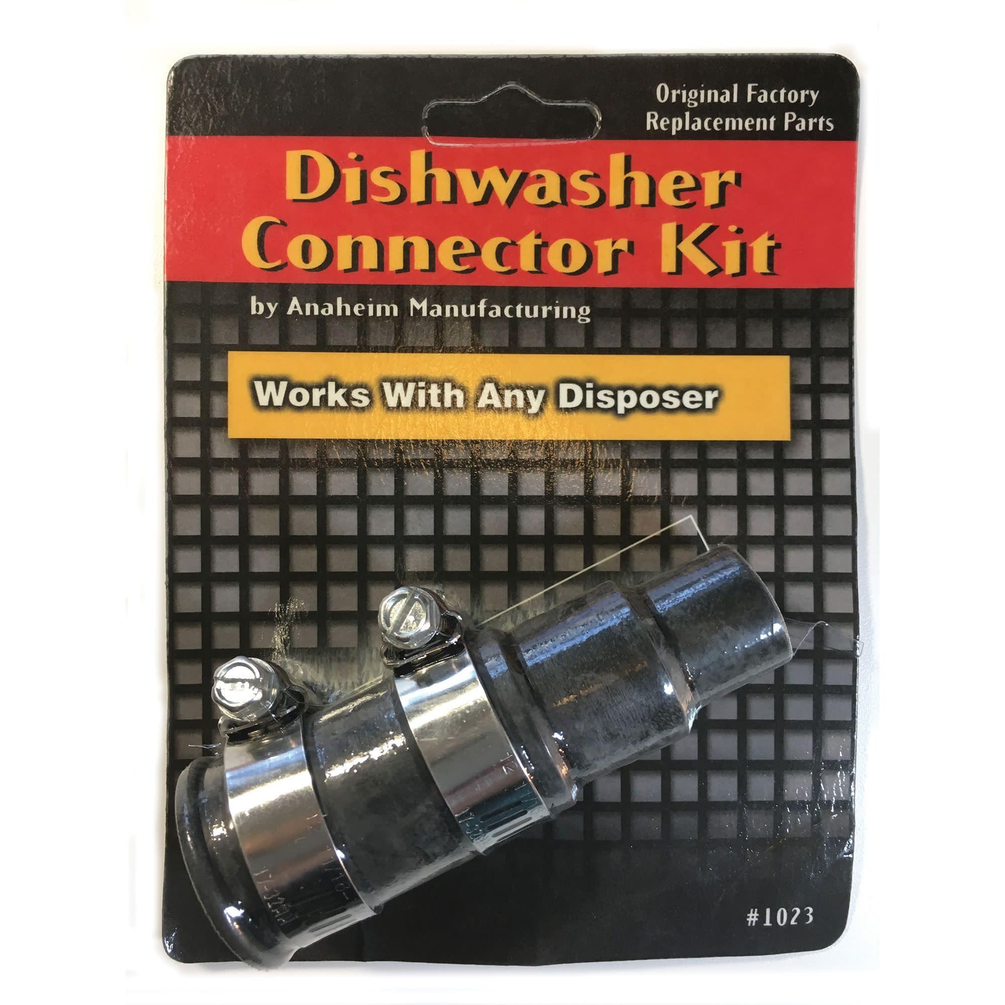 Waste King Garbage Disposal Dishwasher Connector Kit - 1023 , Black