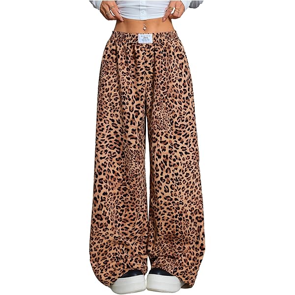 Pantalones Acampanados Ajustados Con Estampado De Leopardo Para Mujer, Pantalones De Yoga Acampanados Casuales, Azul Leopard, XS