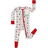 THE PLUSH CLUB Viscose from Bamboo Baby Pajamas – Long Sleeve Onesie Baby Romper Zipper Pajamas Mittens & Footies Toddler Pjs