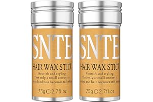 Samnyte Hair Styling Wax Stick for Smoothing Flyaways & Taming Frizz, 2pcs, Wax Stick for Women's Hair Wigs, Edge Control, Healthy Mildness Hair Wax for All Hair Types