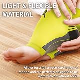 Rymora Foot Compression Socks Sleeves Neon Yellow Large 25-29cm Arch view 6