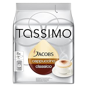 Tassimo GERMAN Jacobs Cappuccino Classico- Pack of 1-Imported-Now shipping from USA