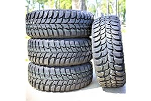Set of 4 (FOUR) Crosswind M/T Mud Off-Road Light Truck Radial Tires-LT235/80R17 235/80/17 235/80-17 120/117Q Load Range E LRE 10-Ply BSW Black Side Wall