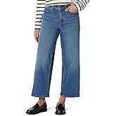 Amazon Essentials Women's High-Rise Wide Leg Crop Jeans