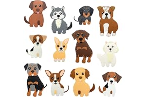 Vlokup Puppy Felt Sewing Kit for Kids, Animals Sewing Craft Kit for Beginners Ages 7 8 9 10 11 12， Educational and Fun Gift for Girls and Boys