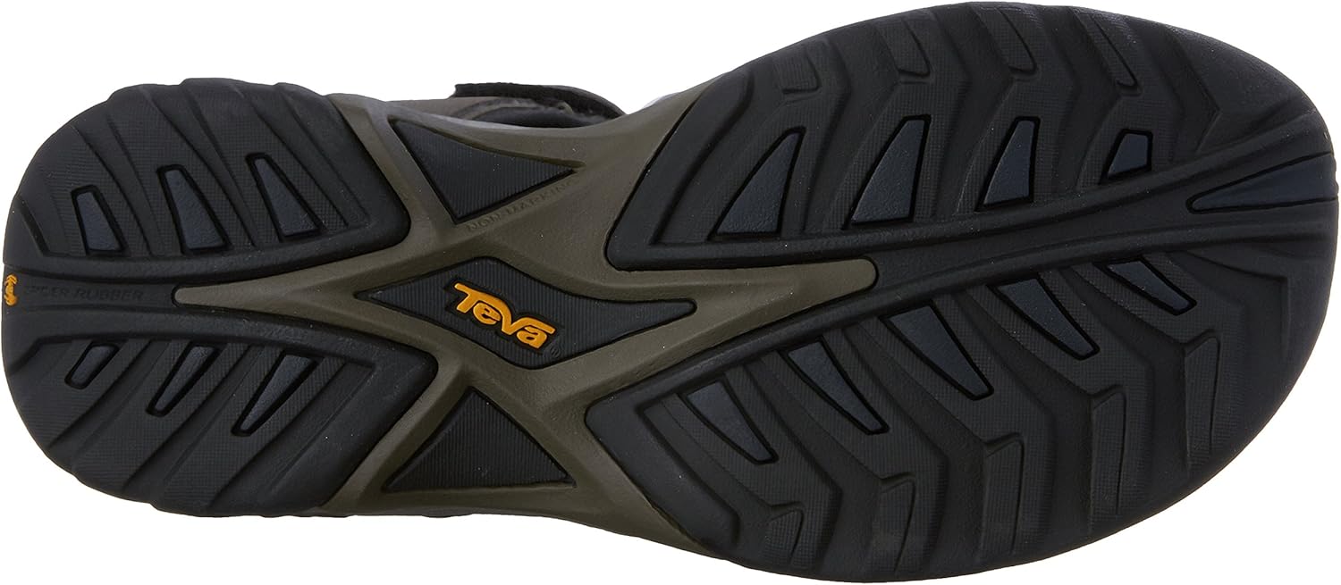 teva closed toe sandals mens