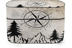 Knextrepoy Camping Propane Tank Cover Soft Camper Propane Tank Protector Fit for Dual 30lb Tanks Mountain Gas Cylinder Cover with Zipper Decor Accessory