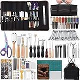Tikjiua 456Pcs Leather Working Tools with Apron and