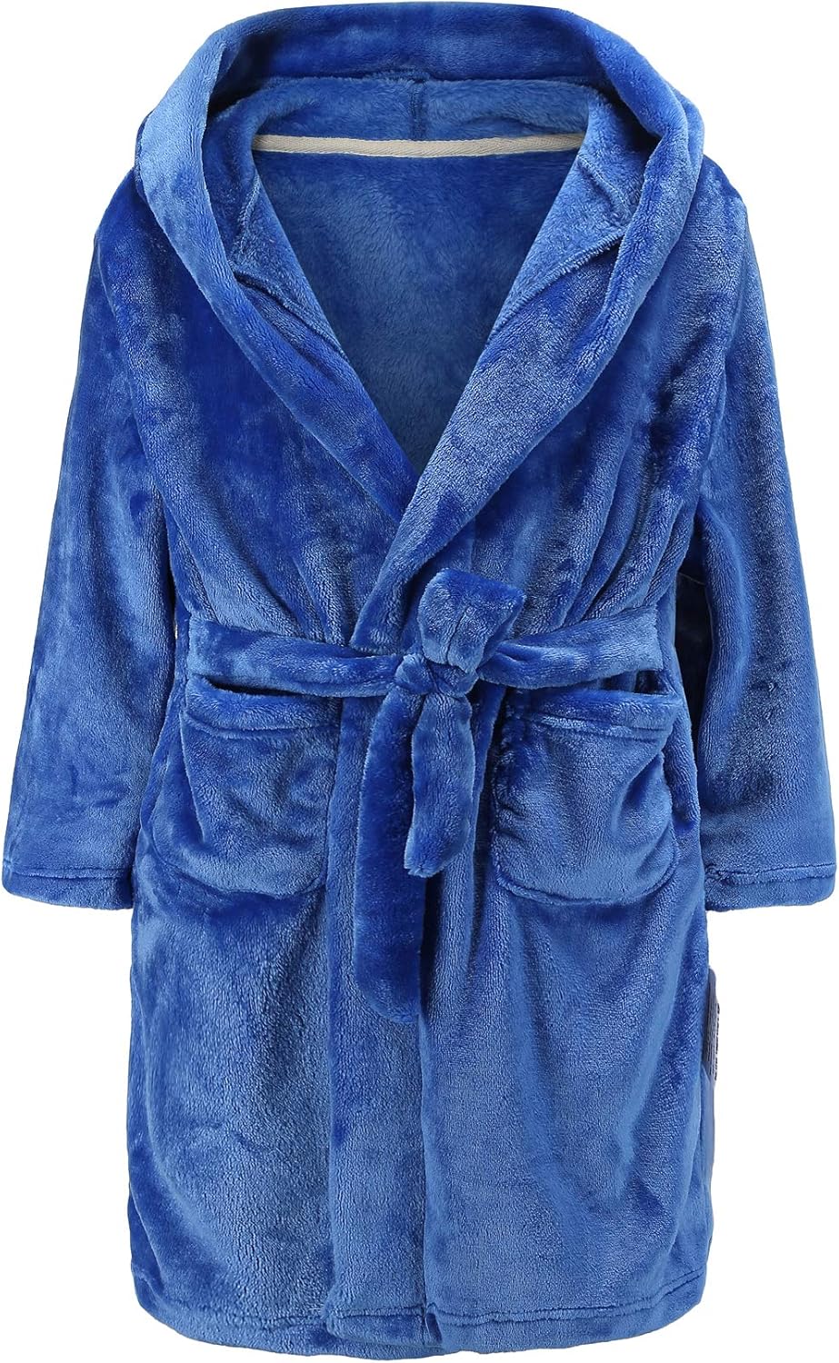 Tunoluker Boys Bathrobes, Toddler Kids Hooded Robes Soft Plush Fleece Pajamas Sleepwear for Boys & Girls: Clothing
