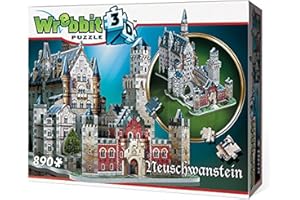 WREBBIT 3D Wrebbit3D - Neuschwanstein Castle 3D Jigsaw Puzzle - 890 Pieces