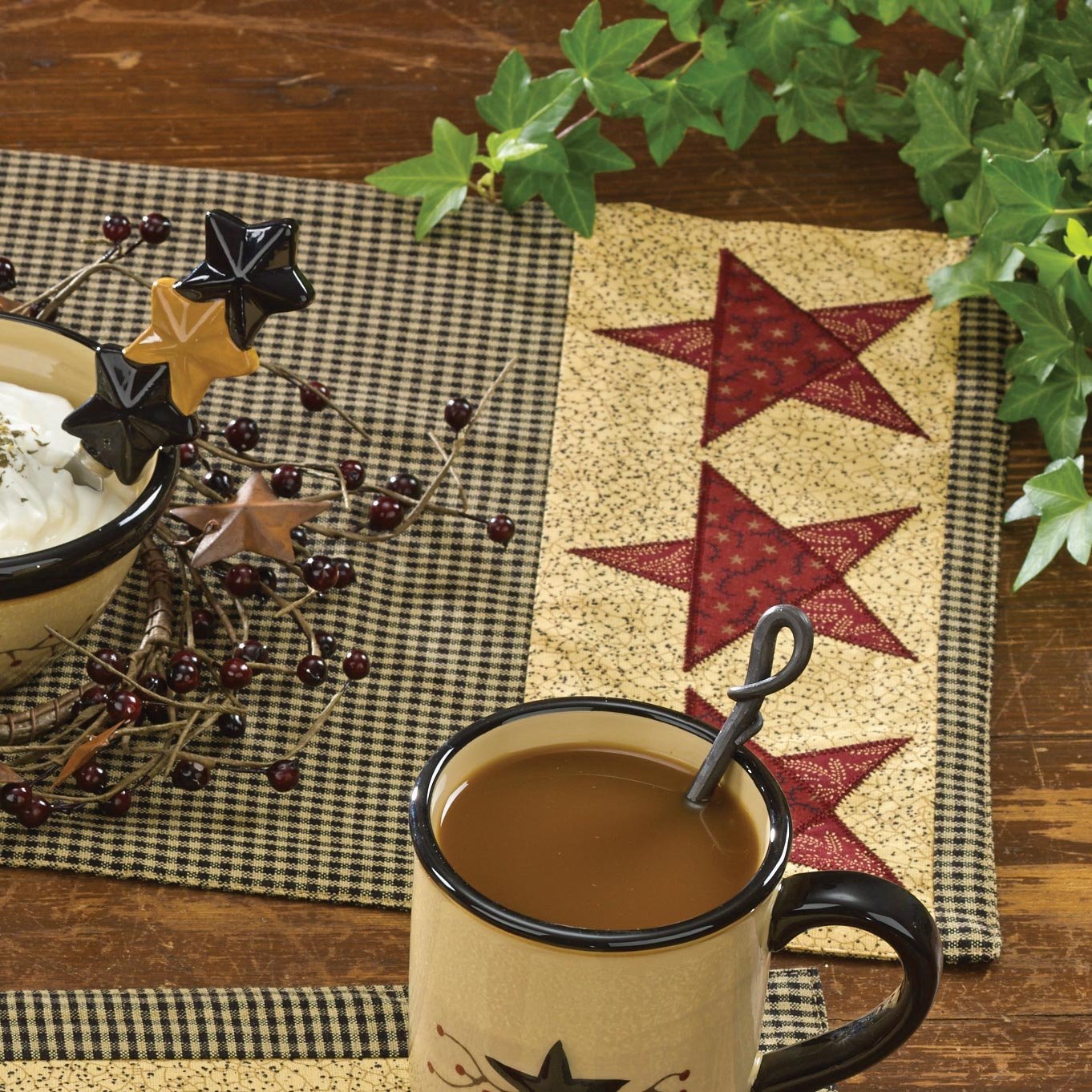 Best table runner country cabin