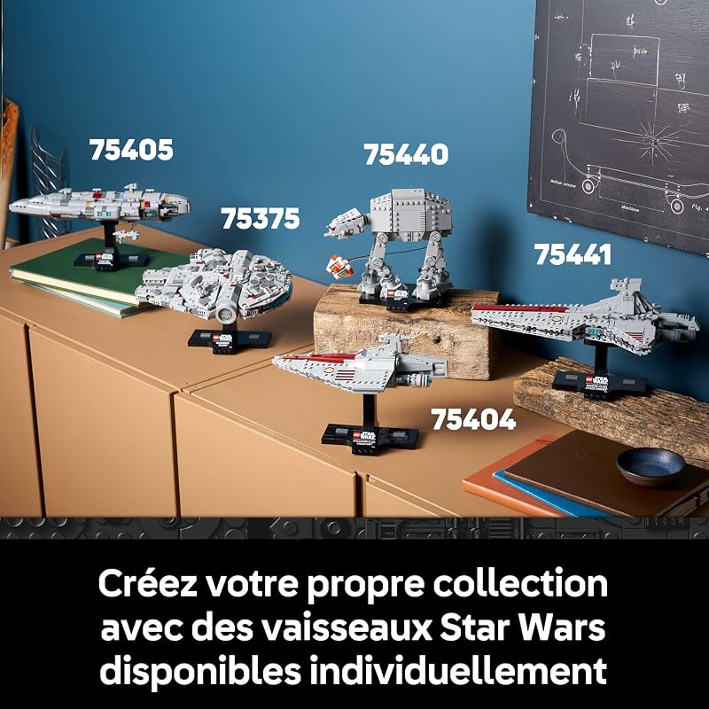 Star Wars 75441 Le Croiseur d’Assaut de Classe Venator - Set de Construction Adulte - Maquette du Vaisseau de la République - Décoration Salon - Cadeau Collector pour Fans de La Revanche des Sith — photo 7 sur 8