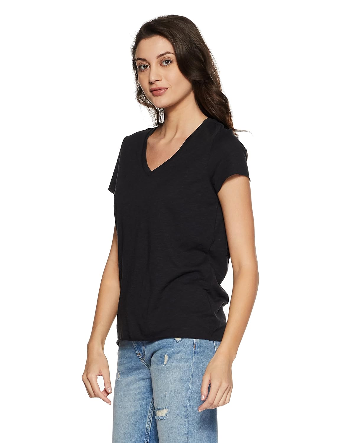 vero moda women's plain regular fit top