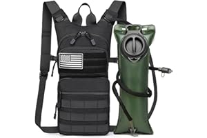 ATBP Insulated Water Hydration Pack Bag with 3L TPU Bladder Tactical Molle Hydration Backpack for Hiking Cycling Running