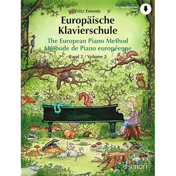 The European Piano Method (German)１～３ The European Piano Method – Volume 1 - German/French/English