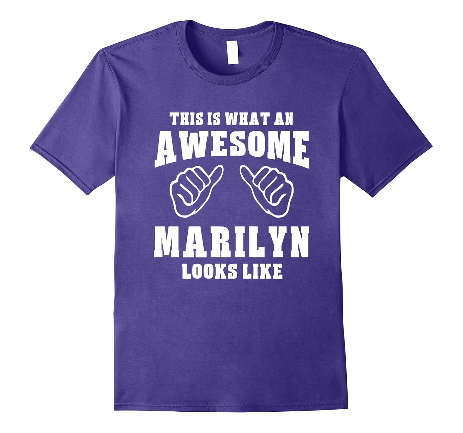 This Is What An Awesome Marilyn Looks Like Name T-Shirt-ANZ