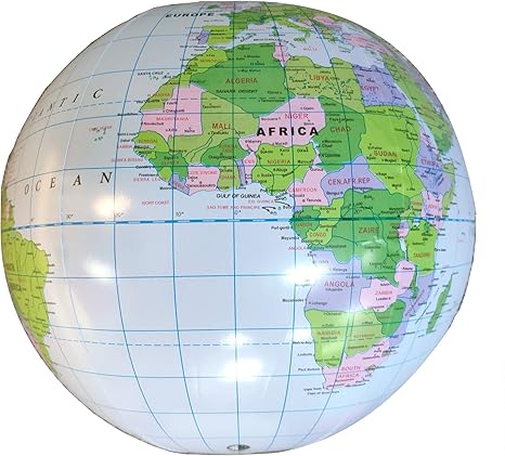 giant globe beach ball