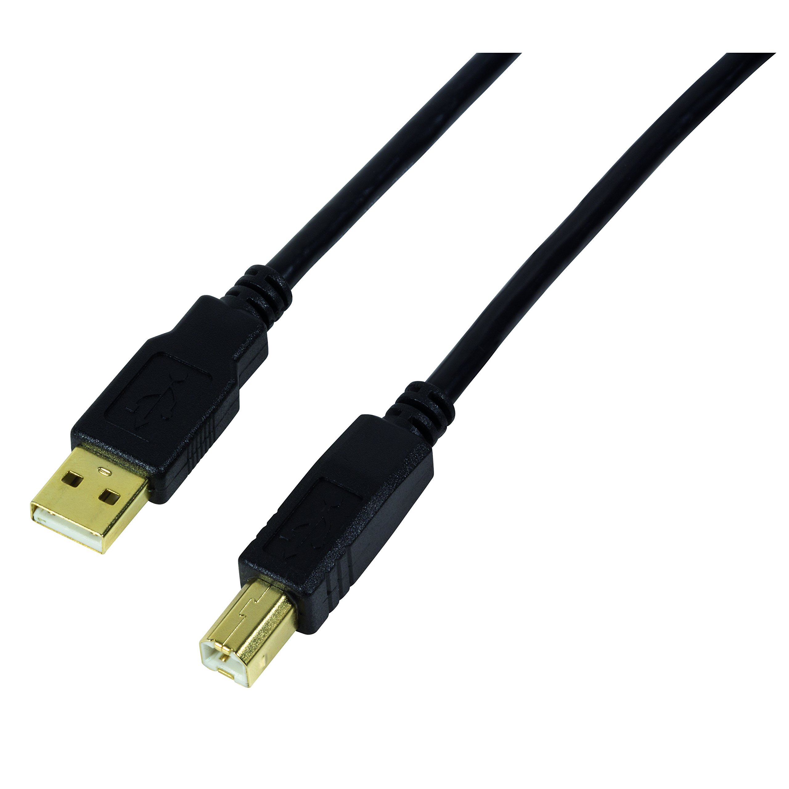LogiLink USB 2.0 Active Repeater Cable 10 m Type A Male to Type B Male