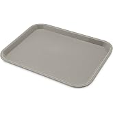 Carlisle FoodService Products CT101423 Caf&eacute; Standard Cafeteria / Fast Food Tray, 10" x 14", Gray