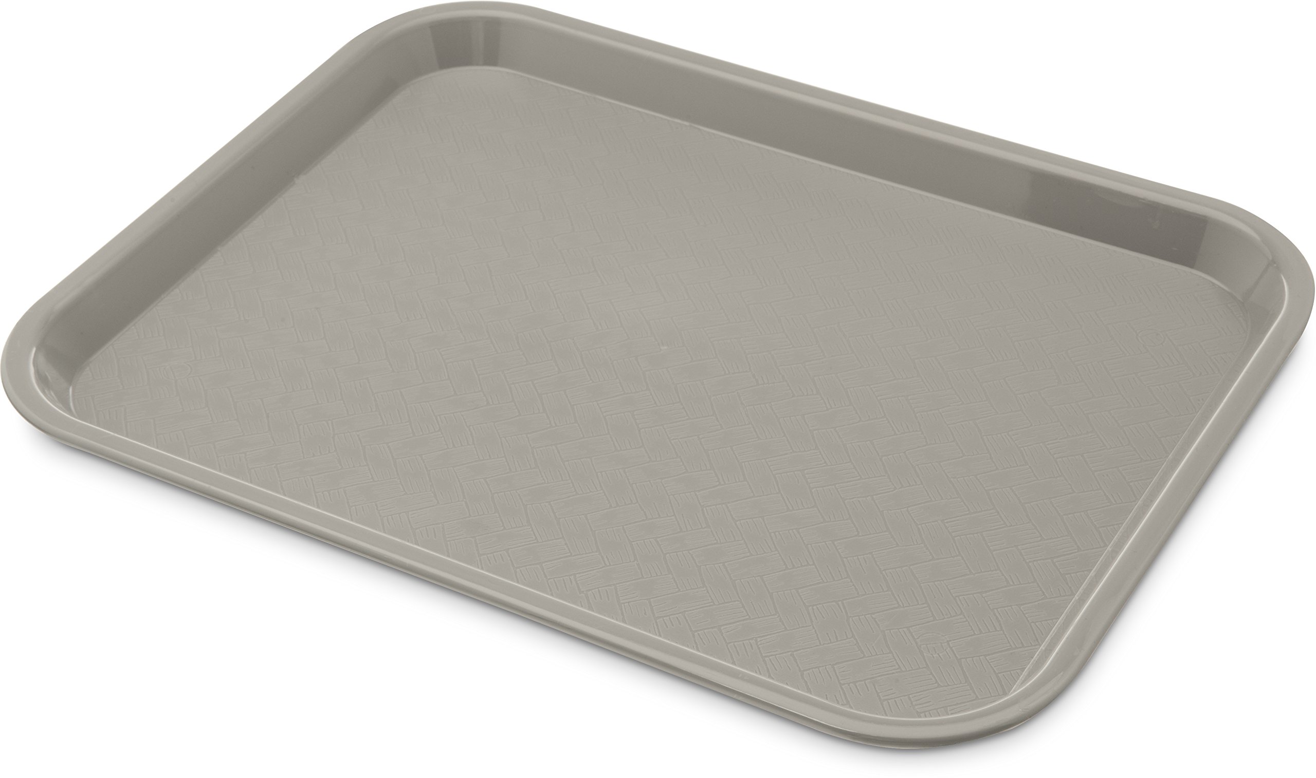 Photo 1 of Carlisle FoodService Products CT101423 Café Standard Cafeteria / Fast Food Tray, 10" x 14", Gray