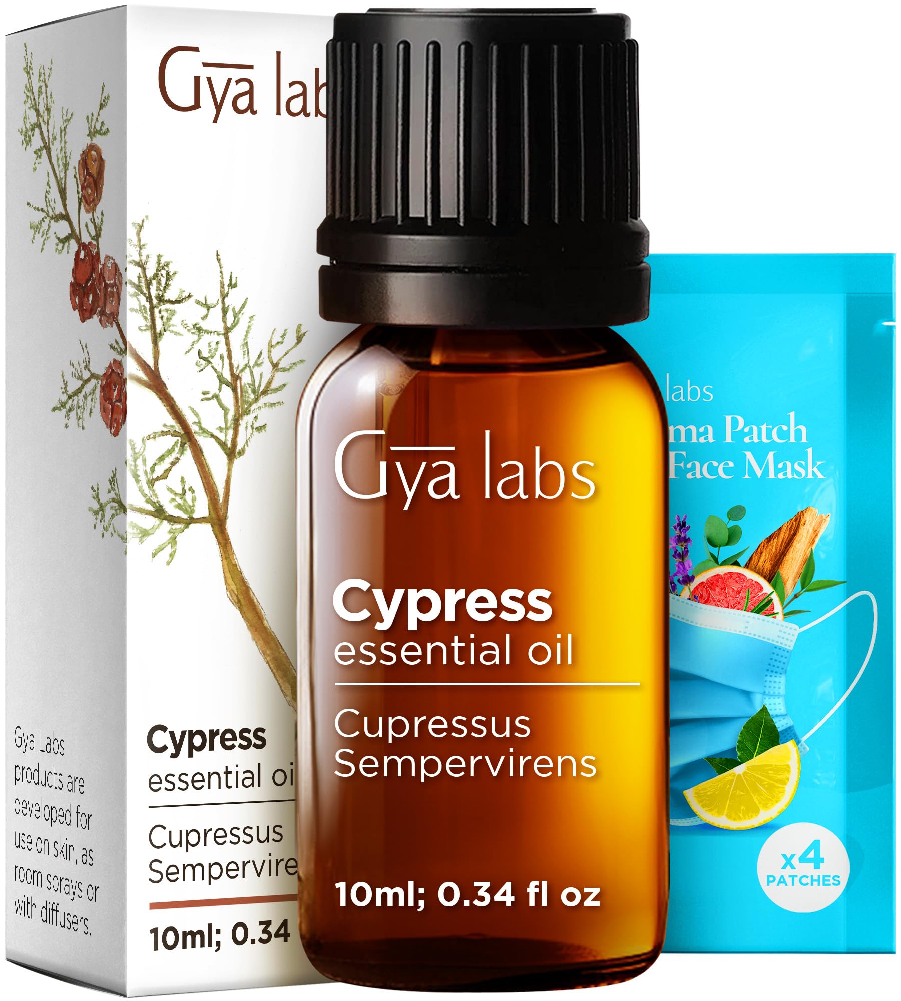 Gya Labs Cypress Essential Oil - 0.34 Fl Oz - for
