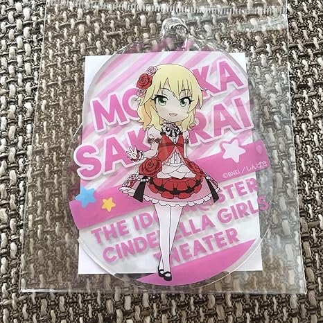 Amazon アイドルマスター アイマス デレマス しんげき シンデレラガールズ 劇場 しんげきカフェ2 限定 ソフトクリアストラップ 櫻井桃華 アニメ 萌えグッズ 通販