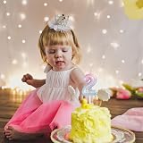 HONGCI Pink Blue 5 Candle Birthday Candles Set 1 Number 6 Long Stick Candles view 5