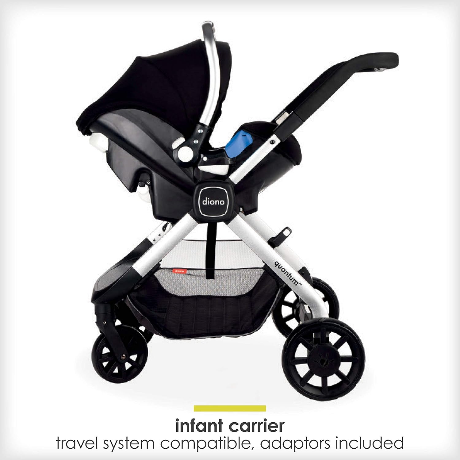 yellow stroller travel system