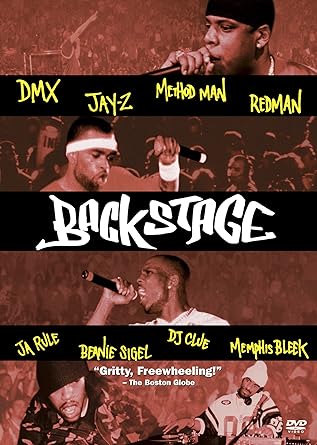 Amazon.com: Backstage: Backstage, Jay-Z, Method Man, DMX, Redman, Beanie  Sigel, D M X, Ja Rule, DJ Clue, Memphis Bleek, Amil, Busta Rhymes, Sean P.  Diddy Combs, Ed Lover, Chuck D, Earvin Johnson (