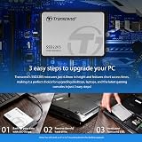 Transcend SSD220S 240GB SATA III 6Gb/s 3D NAND Read 550MB/s Write 500MB/s view 8
