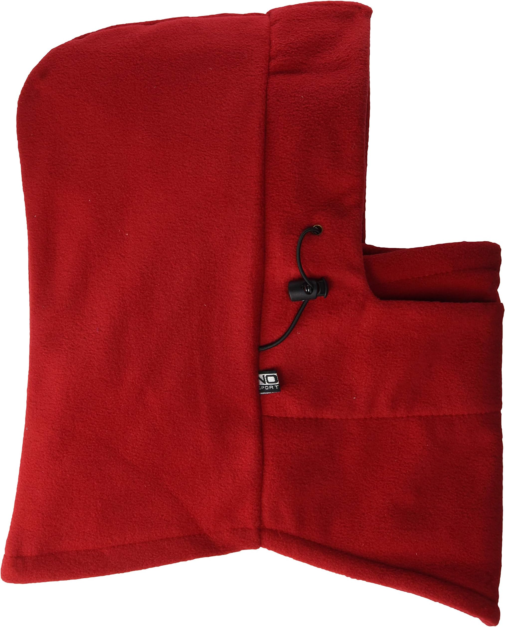 Balaclava Hooded Face Mask Fleece (Red)