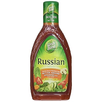 Wish-Bone Russian Dressing, 16 oz (473mL), Pack of 3